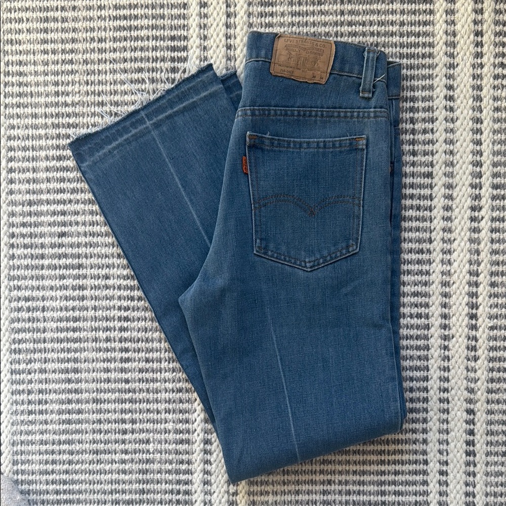 Levi's Straight Student Cut Denim Jeans
